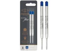 Parker Quinkflow ricarica per penna a sfera | punta media | blu | confezione da 2