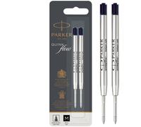 Parker Quinkflow ricarica per penna a sfera punta media nero confezione da 2
