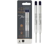PARKER 1950372 - Mina per penna a sfera, nera, M, QUINKflow, 2 pezzi