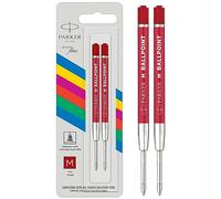 Parker Quinkflow ricarica per penna a sfera | punta media | rosso | 2 pezzi