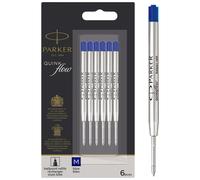 Parker QUINKflow ricariche inchiostro per penne a sfera punta media blu
