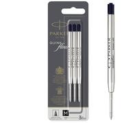 Blister 3 refill sfera Quinkflow medio nero Parker