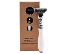 Parker rasoio di sicurezza Mach 3 manico bianco