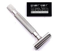 Parker rasoio di sicurezza satin chrome semi slant - NUOVO