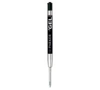 Parker Ricarica per penna gel, punta media (0,7 mm), inchiostro nero Quink, 1 pezzo, ricarica sigillata con pellicola