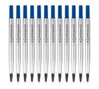 Parker Ricariche per penna a sfera con pennino medio blu fine confezione da 12