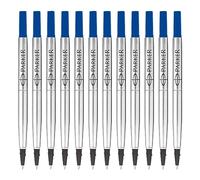 Parker - Ricariche per penna a sfera con pennino medio, blu fine, confezione da 12 pezzi