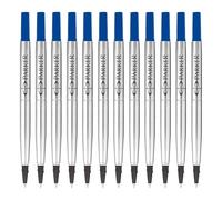 Parker - Ricariche per penna a sfera con pennino medio, blu fine, confezione da 12 pezzi