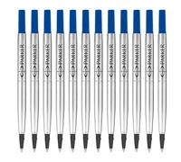 Parker Ricariche per penna a sfera con pennino medio blu medio confezione da 12