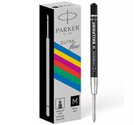 Parker Ricariche per penna a sfera, punta media, inchiostro nero Quinkflow, 20 pezzi