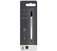 Parker Rollerball Pen Refill Medium Point Black QUINK Ink 1 Count medium n