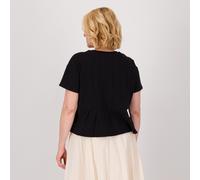 Parker & Rowe T-shirt a manica corta con scollo tondo in cotone