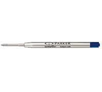 Parker S0909480 Ricarica per la penna a sfera Quinkflow, pennino medio, inchiostro blu, 1 pezzo