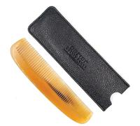 Parker Safety Razor Genuine corno di bue Pocket pettine con custodia -Hand Realizzato
