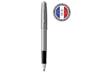 PARKER Sonnet Essentiel Rollerball, Stainless Steel, chrom trims, Fine point black refill, Gift boxed