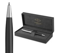 Parker Sonnet Penna a sfera | Collezione Legacy of Flight | Rifinitura cromata | Punta Media | Inchiostro nero | Confezione Regalo