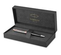 PARKER Sonnet Penna a Sfera, Laccata Metal e Grey On Finiture Placcate In Oro Ro