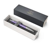Parker Urban Premium - Penna a sfera in metallo con fusto viola opaco, inchiostro blu, confezione regalo