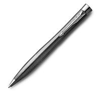 Parker Urban Twist Penna a Sfera | Metro Metallizzata con Puntale Cromato | Punta Media con Inchiostro Blu | Confezione Regalo