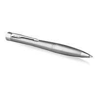 Parker Urban Twist Penna a Sfera | Metro Metallizzata con Puntale Cromato | Punta Media con Inchiostro Blu | Confezione Regalo