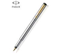 Parker Vector Acciaio ( Color Oro Pennini) Gt Stilo Inchiostro Penna Orlo