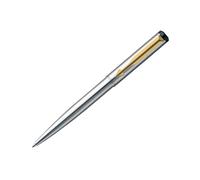 Parker Vector Acciaio Gt Penna a Sfera Sottile Nuovo IN Scatola Ss Oro Orlo Blu
