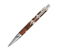 Penna a sfera mimetica Parker Vector bordo cromato marrone esercito militare