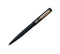 Penna a sfera Parker Vector Matte Black GT Gold Trim, punta fine, inchiostro ...