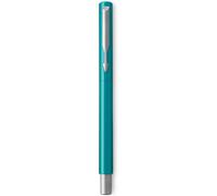 Parker Vector Penna Rollerball Blu Smeraldo Punta Media Inchiostro Blu