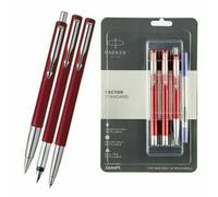 Parker Vector Standard Triple CT (SET PENNA STILOGRAFICA, ROLLER & BALL PEN) ...