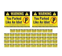 Parking Card - Coated Paper, 1.97x3.54in Parking Violation Note Card Humorous Message Design and Multi-Violation Reasons Funny Bad Parkings Notice Cards, Prank Reminder Cards For Roadside Parkings
