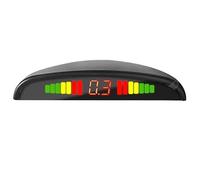 Parking Distance Control Kit sensore parcheggio LED per auto 4 sensori Indicatore allarme sonoro radar retromarcia da 22 mm Parking Backup Assist Aid(Champagne Gold)
