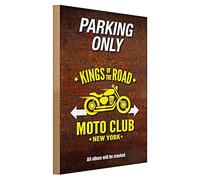Parking Only | King of the Road | Moto Club New York | 30 cm x 40 cm
