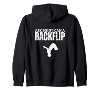 Parkour Chiedimi Se Posso Un Parkour Divertente Backflip Felpa con Cappuccio