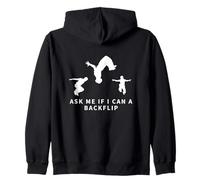 Parkour Chiedimi Se Posso Un Parkour Divertente Backflip Felpa con Cappuccio