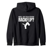 Parkour Fai almeno backflip Freerunning Funny Parkour Felpa con Cappuccio