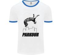 Parkour Free Running Break The Limit Uomo Ringer T-Shirt
