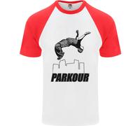 Parkour Free Running Break The Limit Uomo S/S Baseball T-Shirt