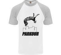 Parkour Free Running Break The Limit Uomo S/S Baseball T-Shirt