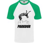 Parkour Free Running Break The Limit Uomo S/S Baseball T-Shirt
