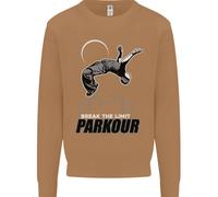 Parkour Free Running Break The Limit Uomo Sweatshirt Jumper
