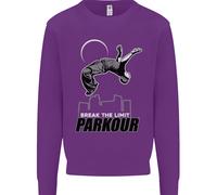 Parkour Free Running Break The Limit Uomo Sweatshirt Jumper