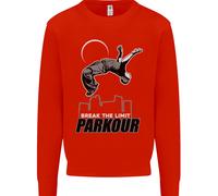 Parkour Free Running Break The Limit Uomo Sweatshirt Jumper
