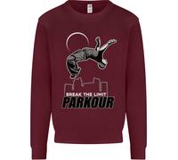 Parkour Free Running Break The Limit Uomo Sweatshirt Jumper