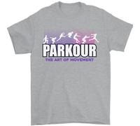 Parkour Free Running Il Arte Di Movimento Uomo T-Shirt 100% Cotone