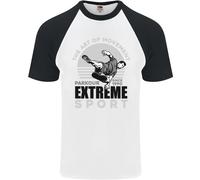 Parkour Free Running L'Arte Del Movimento Maglietta Baseball Uomo S/S