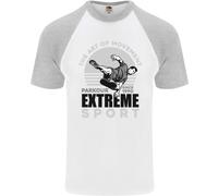 Parkour Free Running L'Arte Del Movimento Maglietta Baseball Uomo S/S