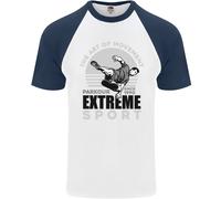 Parkour Free Running L'Arte Del Movimento Maglietta Baseball Uomo S/S