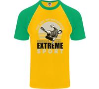 Parkour Free Running L'Arte Del Movimento Maglietta Baseball Uomo S/S