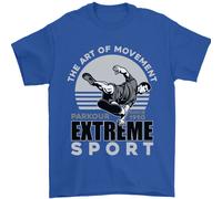Parkour Free Running L'Arte Del Movimento Maglietta Uomo 100% Cotone